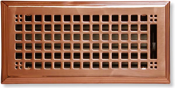 polished copper craftsman air vent