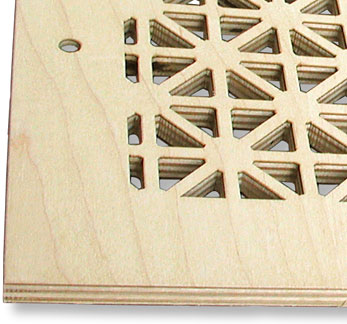 side view geometric air vent