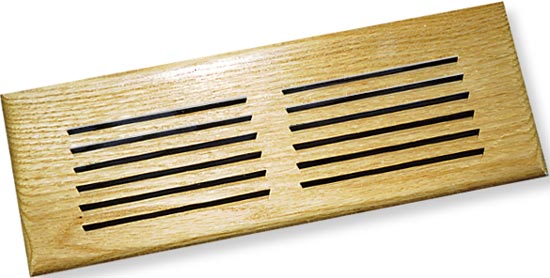 one piece wood air vent