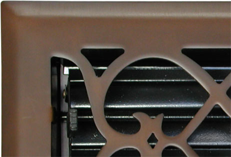 summit air vent in oil rubbed bronze closeup