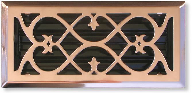 summit air vent in polished copper