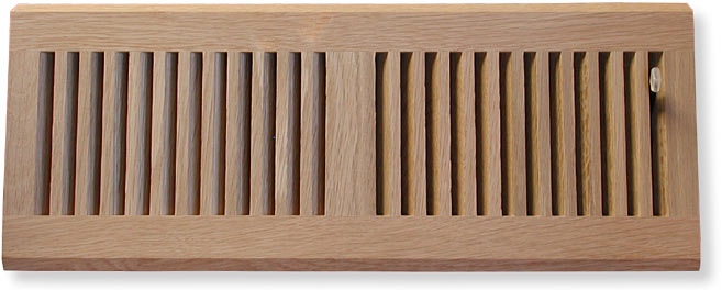 wood basevent front view