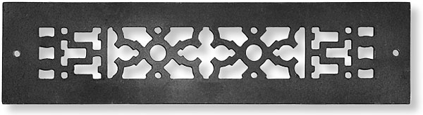2 inch width cast iron air vent