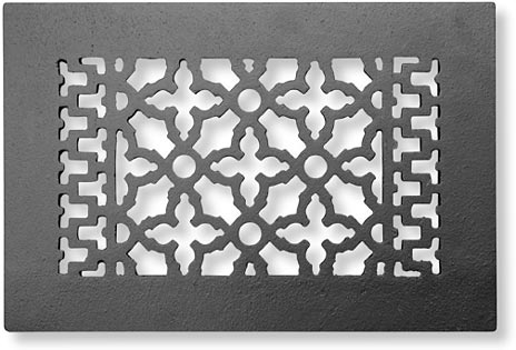 6 inch wide cast iron air vent