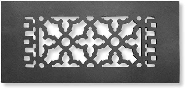 4 inch wide cast iron air vent