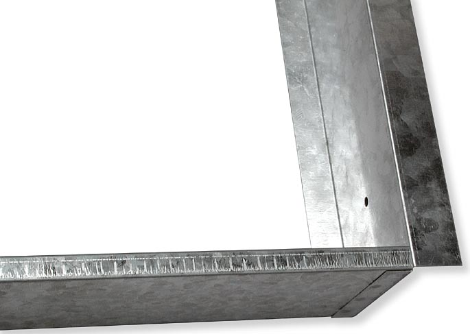 galvanized metal frame for Olympia air vent