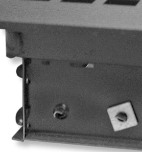 mackintosh style air vent corner damper detail